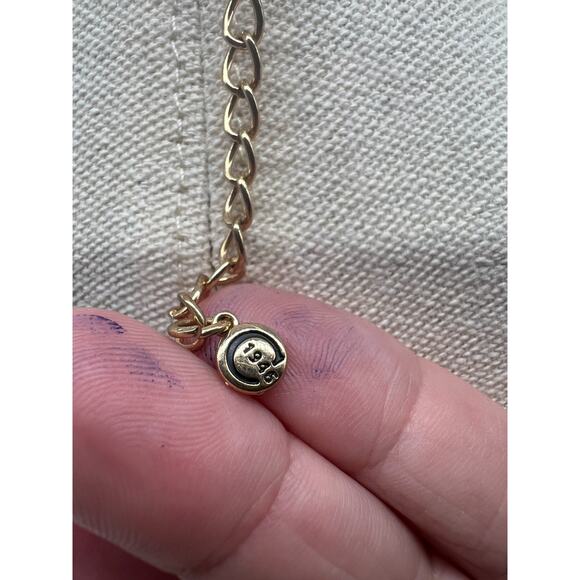 C Est 1946 Chunky statment bib acrylic necklace green earthy artsy bohemian - Picture 8 of 8